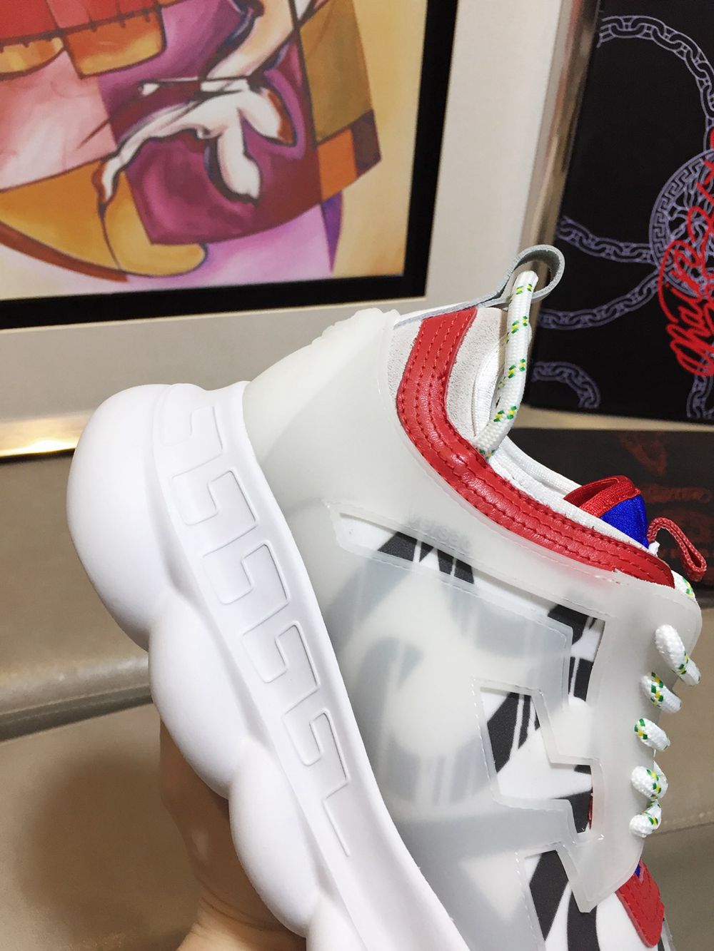 V*ERSACE SNEAKERS WHITE